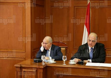 لجنة الطاقة والبيئة بحضور مجدى العجاتي لمناقشة ازمة البنزين_ تصوير لبنى طارق